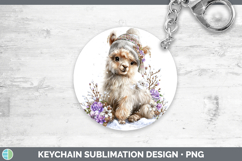 GorgeousWinter Knit Hat Keychain design.