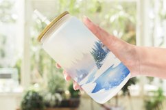 Winter Landscape Glass Can Wraps Product Image 2
