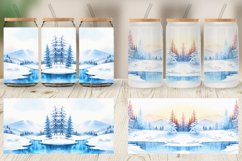 Winter Landscape Glass Can Wraps Product Image 6