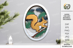 Winter Layered Decors Bundle Laser Cut. Wall decor SVG Product Image 8
