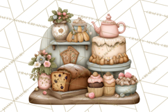 Winter Market Stall Clipart, Cozy Winter Market PNG Product Image 3