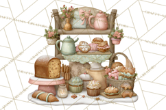 Winter Market Stall Clipart, Cozy Winter Market PNG Product Image 4