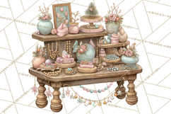 Winter Market Stall Clipart, Cozy Winter Market PNG Product Image 4