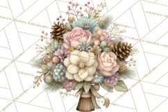 Winter Market Stall Clipart, Cozy Winter Market PNG Product Image 3