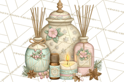 Winter Market Stall Clipart, Cozy Winter Market PNG Product Image 4