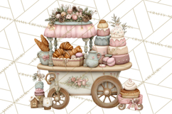 Winter Market Stall Clipart, Cozy Winter Market PNG Product Image 2