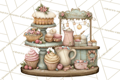 Winter Market Stall Clipart, Cozy Winter Market PNG Product Image 3