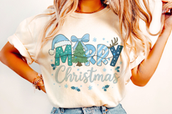 Merry Christmas PNG, Holiday PNG, Christmas Tree PNG, Winter Product Image 2