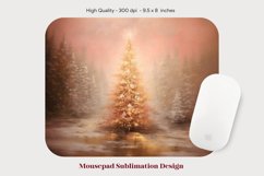 Winter Mouse Pad Png  Christmas Mousepad Sublimation Design