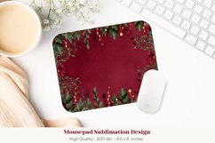 Winter Mouse Pad Png  Christmas Mousepad Sublimation Design