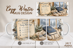 Winter Mug sublimation Hygge Frosty Morning Mug 15 oz Product Image 1