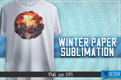 Winter Paper Sublimation Bundle |Winter Sublimation Design Product Image 2