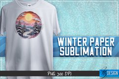 Winter Paper Sublimation Bundle |Winter Sublimation Design Product Image 3