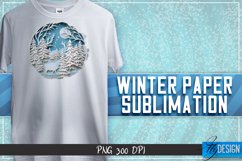 Winter Paper Sublimation Bundle |Winter Sublimation Design Product Image 5