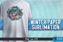 Winter Paper Sublimation Bundle |Winter Sublimation Design Product Image 6