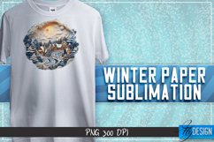 Winter Paper Sublimation Bundle |Winter Sublimation Design Product Image 7