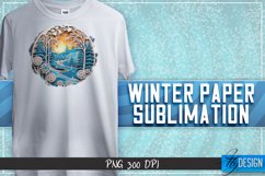 Winter Paper Sublimation Bundle |Winter Sublimation Design Product Image 9
