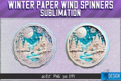 Winter Paper Wind Spinners Sublimation Bundle | Winter v.2 Product Image 4
