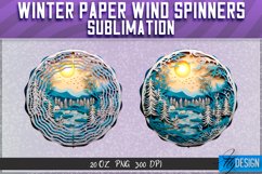 Winter Paper Wind Spinners Sublimation Bundle | Winter v.2 Product Image 7