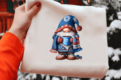 Winter Patchwork Gnome Clipart Product Image 2