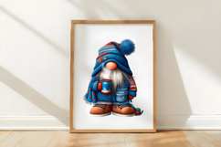 Winter Patchwork Gnome Clipart Product Image 3