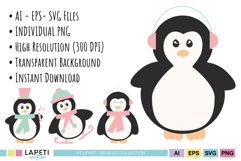christmas animal digital graphics