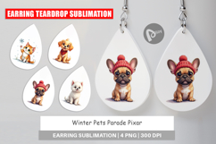 Winter Pets Parade Earring Product Image 1