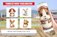 Winter Pets Parade Tumbler Product Image 1