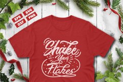 Winter quotes SVG | Shake your flakes Product Image 1