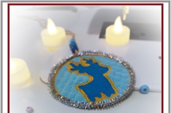 Christmas ITH Pendant Collection 8 Embroidery Designs 4x4 Product Image 4