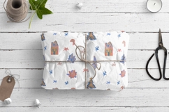 Wax Crayons North Pole Express Seamless Patterns Product Image 8