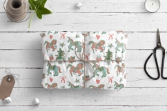 Wax Crayons Magic Snow Globes Seamless Patterns Product Image 9