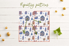 Wax Crayons North Pole Express Seamless Patterns Product Image 9