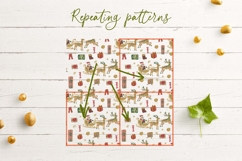 Wax Crayons Santa’s Delivery Seeamless Patterns Product Image 10