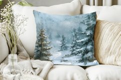 Seamless Winter Scenery Digital Paper Bundle Product Image 4