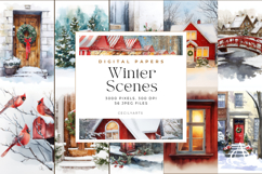 Winter Scenes Background Bundle Product Image 1