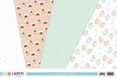 winter scrapbooking paper