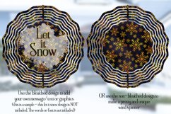 Winter Season Wind Spinners Sublimation Designs - Golden Product Image 6