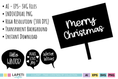 festive phrase graphics