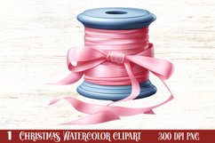 Winter Sewing Clipart Sublimation, Winter Sewing Clipart Product Image 1