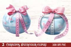Winter Sewing Clipart Sublimation, Winter Sewing Clipart Product Image 1