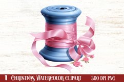 Winter Sewing Clipart Sublimation, Winter Sewing Clipart Product Image 1