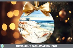 GorgeousWinter Snow Ornament design.