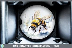 GorgeousWinter Snow Car Coaster design.