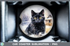 GorgeousWinter Snow Car Coaster design.