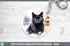 GorgeousWinter Snow Keychain design.