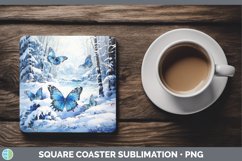 GorgeousWinter Snow Square Coaster design.