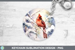GorgeousWinter Snow Keychain design.