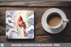 GorgeousWinter Snow Square Coaster design.