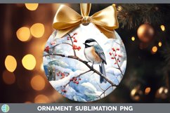 GorgeousWinter Snow Ornament design.